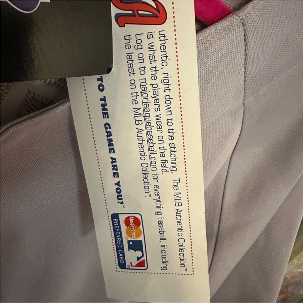 Majestic Boston Gray and Red Ortiz 34 Authentic Jersey - Picture 6 of 8